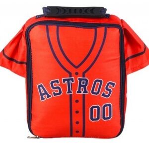 Houston Astros Orbit Jersey Lunch Bag Cooler Insulated MLB Orange
